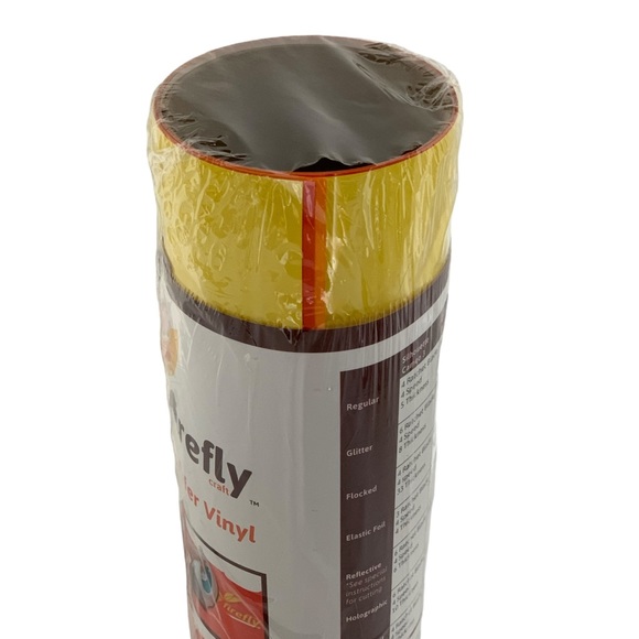 Firefly Heat Transfer Vinyl Rolls (3 rolls, 7 sheets, 7 colors) + Cricut + Siser - Picture 6 of 13